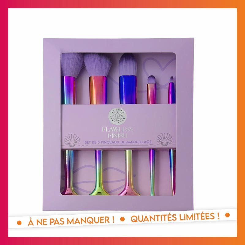 Set pinceaux coquillage 5pcs