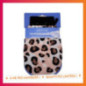 Gant exfoliant imprime leopard