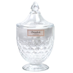 Bonbonniere en verre d10x20cm