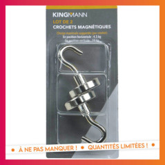 2 crochets magnetiques