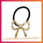 Elastique cheveux noeud gold