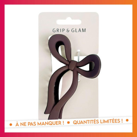 Pince cheveux noeud brown