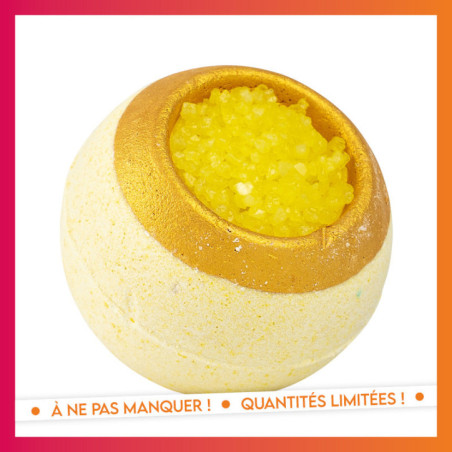 Bombe de bain garnie vanille