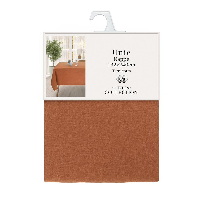 Nappe unie cotton lave 140*240cm