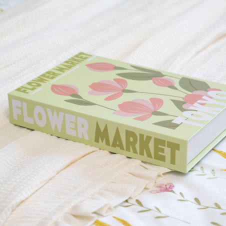 Boite livre flower market