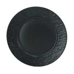 Assiette a dessert texturee n/b