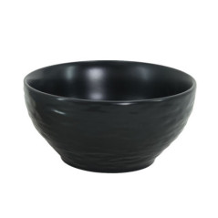 Bol texture noir/blanc d15cm