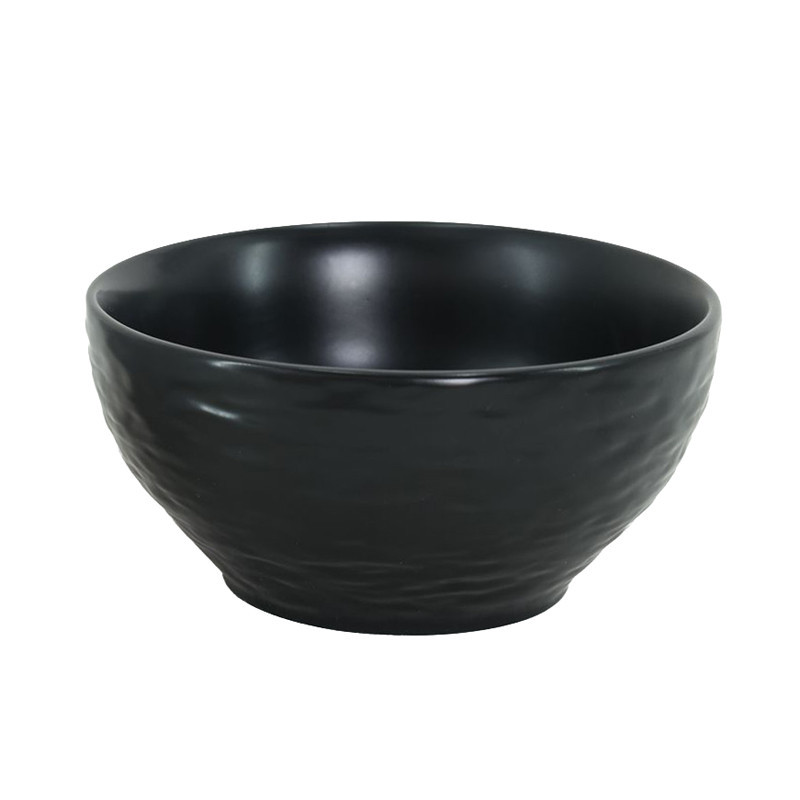 Bol texture noir/blanc d15cm