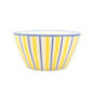 Saladier en porcelaine a rayure