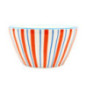 Saladier en porcelaine a rayure