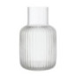 Vase verre strie