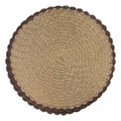 Set de table x2 beige avec cotte