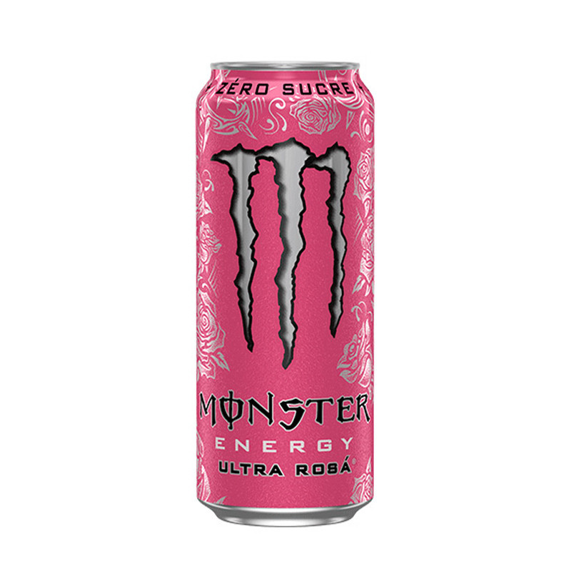 Boisson energisante ultra rosa