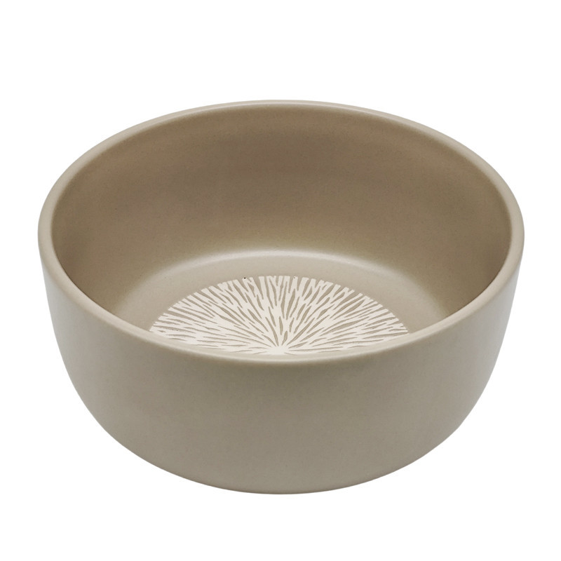 Bol taupe zebre d15.4cm