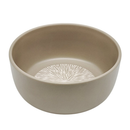 Bol taupe zebre d15.4cm