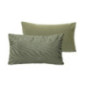 Coussin zelva 30x50cm vert