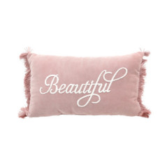Coussin beauty 30x50cm rose