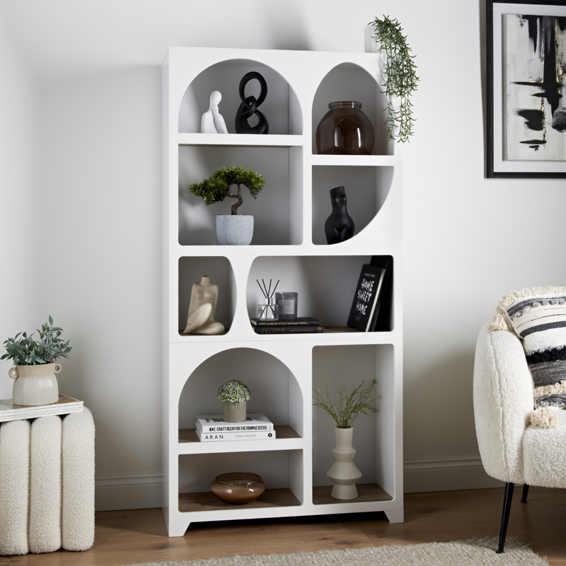 Grand meuble voute blanc / effet