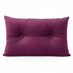 Coussin capitonne 70x50cm bordea