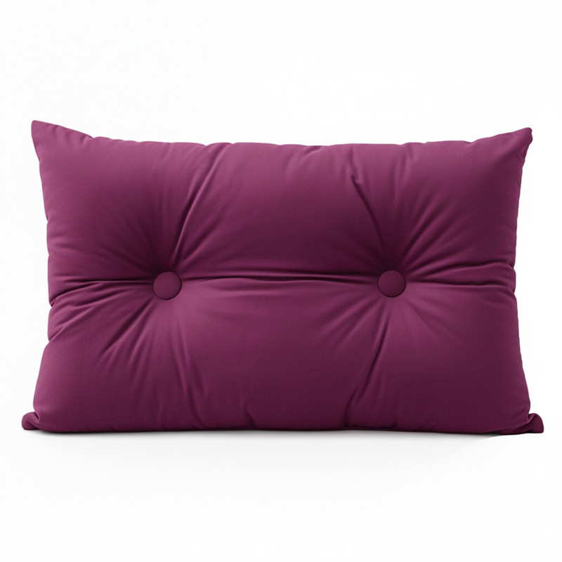 Coussin capitonne 70x50cm bordea