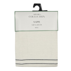 Nappe tissee carreaux 140x240cm