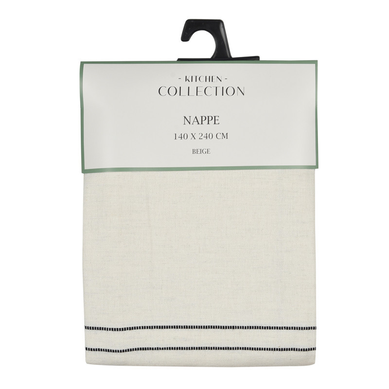 Nappe tissee carreaux 140x240cm