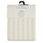 Nappe tissee rayures beige