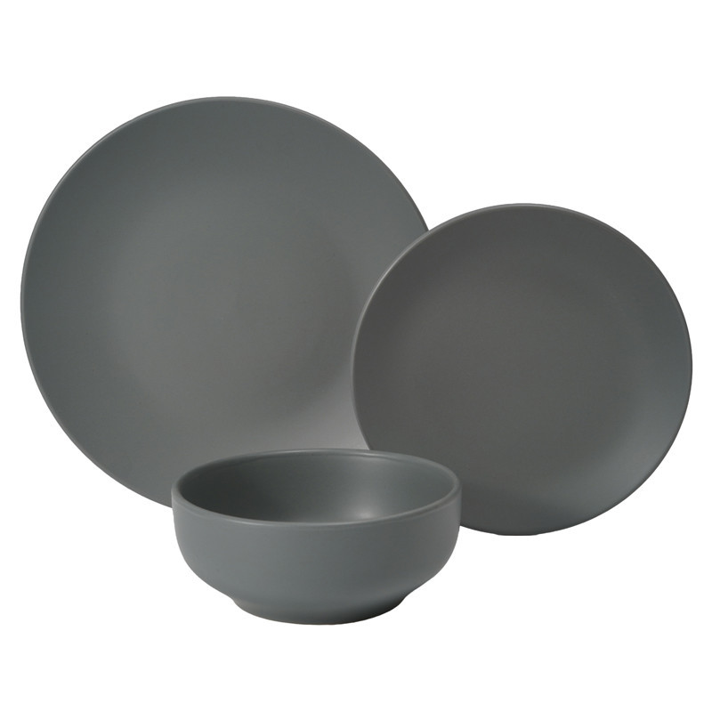 Service 12 pcs gris mate