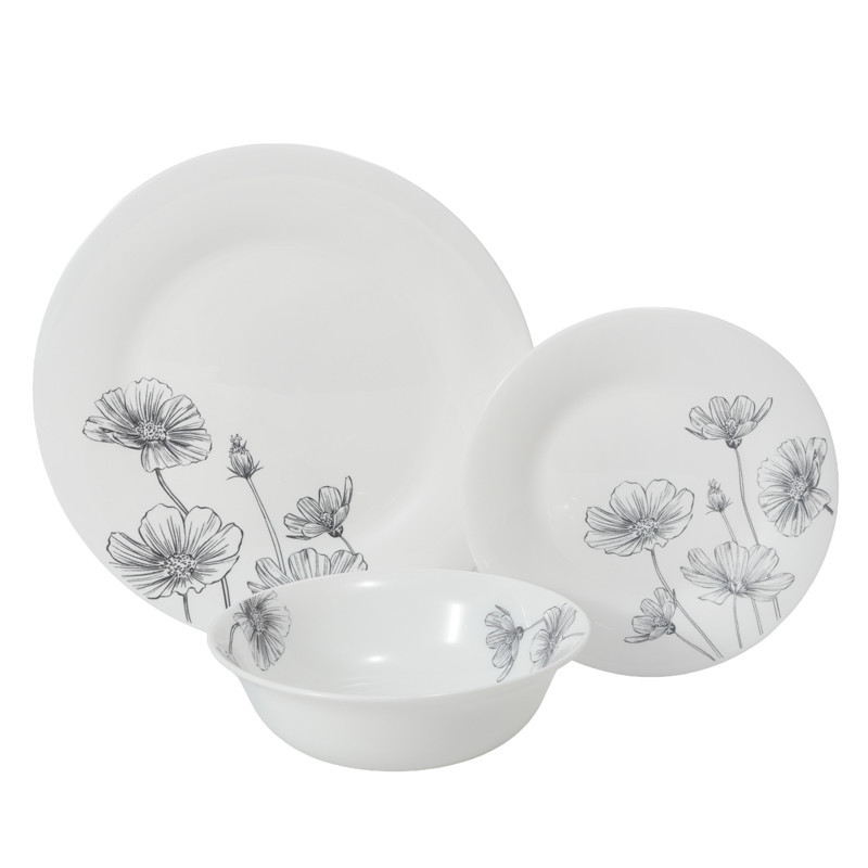 Service 12 pcs fleurs