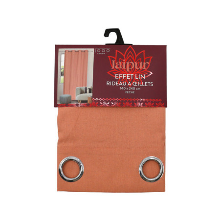 Rideau a Aillets 140x240cm peche