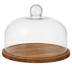 Cloche a gateau en verre
