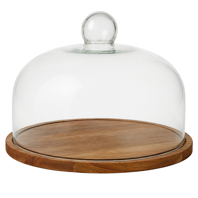 Cloche a gateau en verre