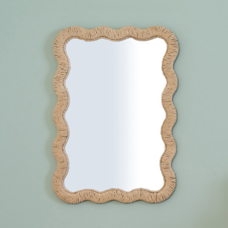 Miroir bord feston