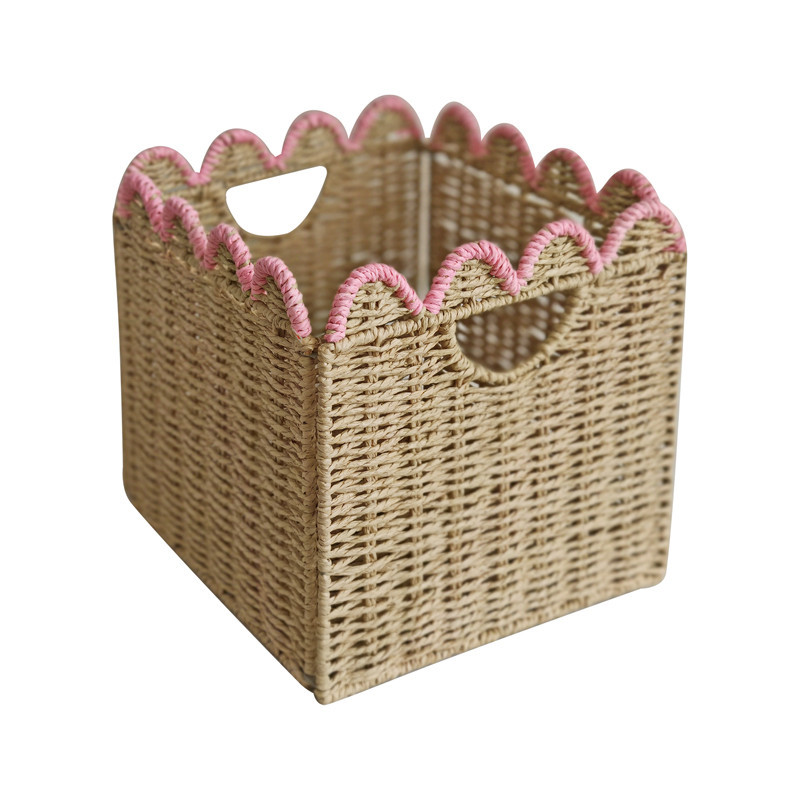 Cube rangement festonne papie