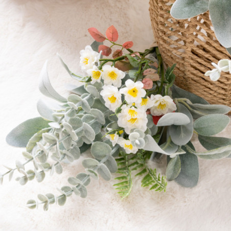 Bouquet fleurs h48cm