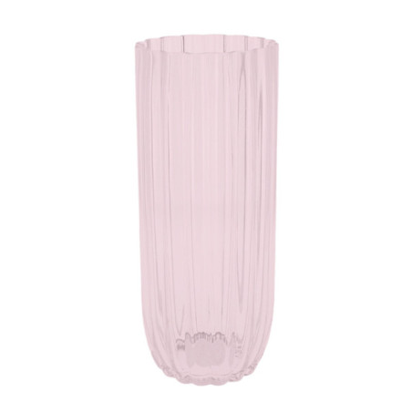 Vase verre strie