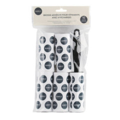 Brosse a vetement + 4 recharges