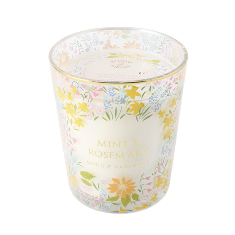 Grande bougie aop floral