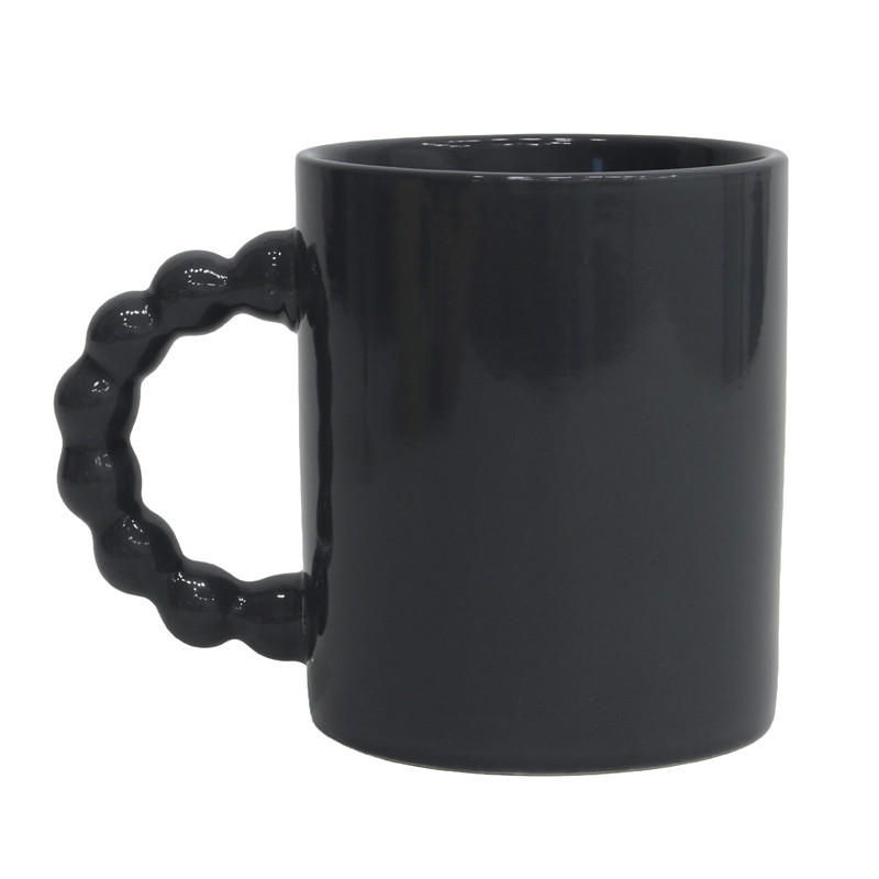 Mug colore anse perle 300ml  b/n