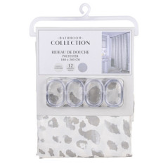 Rideau de douche leopard