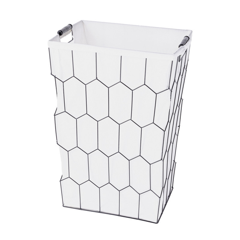 Paniere a linge carree metal