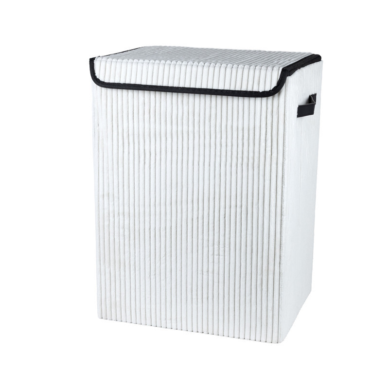 Coffre a linge carre bouclette