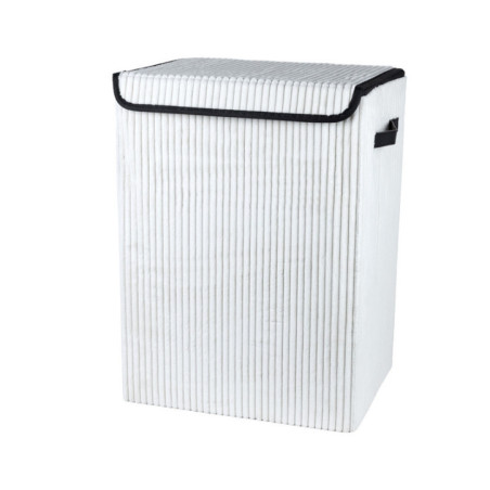 Coffre a linge carre bouclette