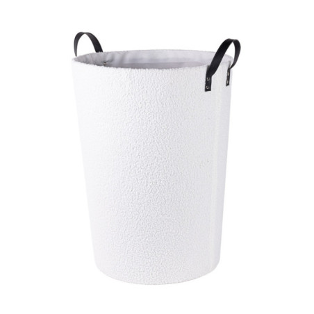 Paniere a linge ronde blanche
