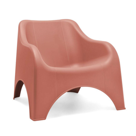 Fauteuil nuvola terracotta