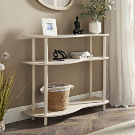 Etagere / console vague creme
