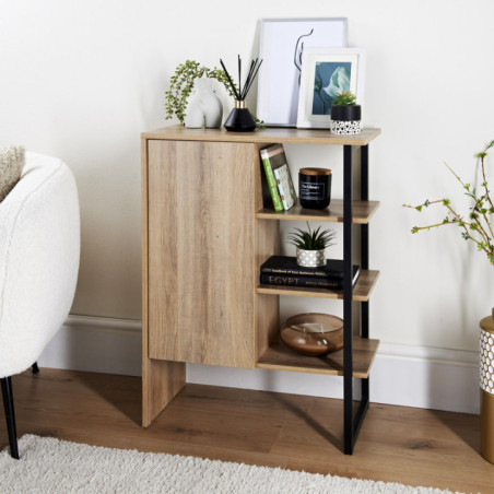 Meuble 1 porte 3 etageres