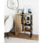 Meuble 1 porte 3 etageres