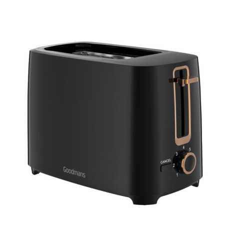 Grille-pain 2 fentes black/gold