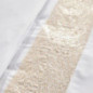 Parure sequin  220x240 blanc or